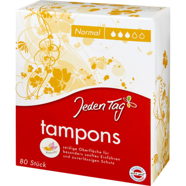 Jeden Tag Tampons Normal 80er-Packung