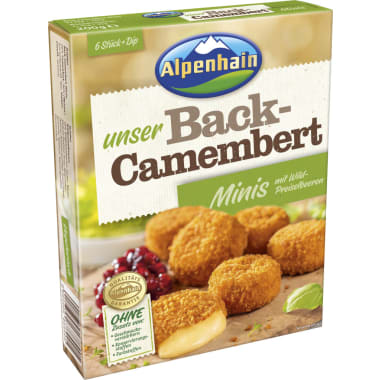 Alpenhain Leckerbissen Back-Camembert Minis