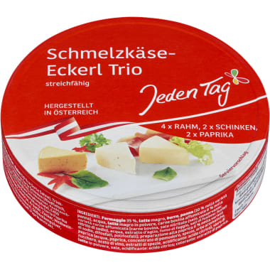 Jeden Tag Schmelzkäse Trio Ecken