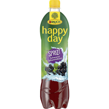 Rauch Happy Day Schwarze Johannisbeere gespritzt 1,0 Liter