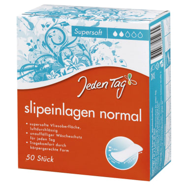 Jeden Tag Slipeinlagen Normal Supersoft 50er-Packung