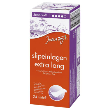 Jeden Tag Slipeinlagen Extra Lang 24er-Packung