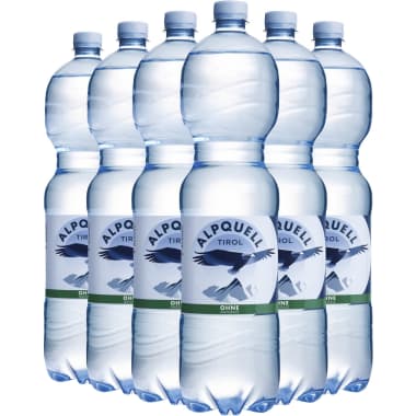 ALPQUELL Mineralwasser ohne Kohlensäure Tray 6x 1,5 Liter