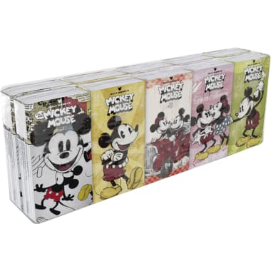 Worldcart Taschentücher Mickey & Minnie 10x 9 Stück 4-lagig