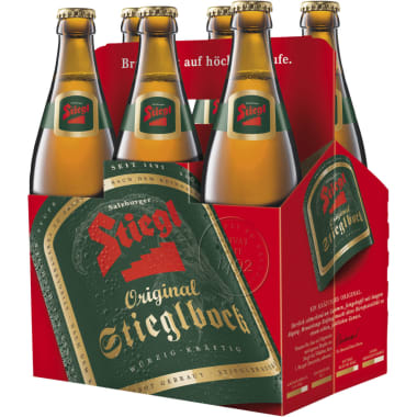 Stiegl Original Stieglbock Tray 6x 0,5 Liter