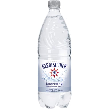 GEROLSTEINER Mineralwasser prickelnd 1,0 Liter