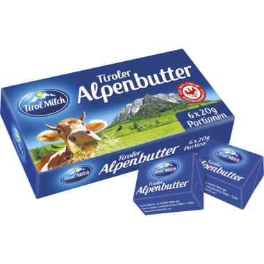 Tirol Milch Tiroler Teebutter 6x 20 gr