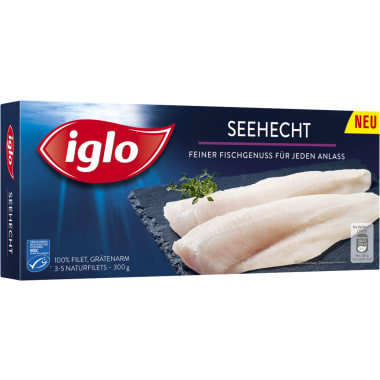 iglo Seehecht Naturfilet MSC