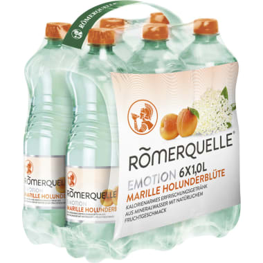 Römerquelle Emotion Marille-Holunder Tray 6x 1,0 Liter