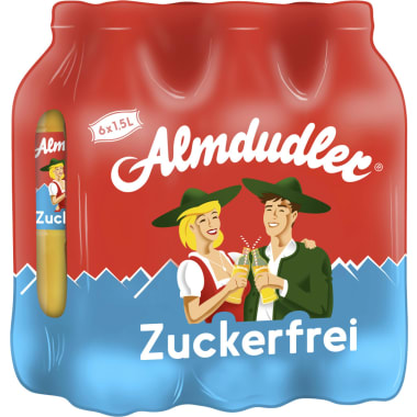 Almdudler Zuckerfrei Tray 6x 1,5 Liter