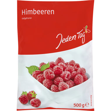 Jeden Tag Himbeeren tiefgefroren