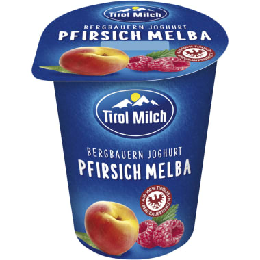 Tirol Milch Joghurt Pfirsich-Melba 180 gr