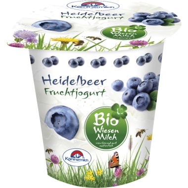 Kärntnermilch Bio Wiesenmilch Joghurt Heidelbeer