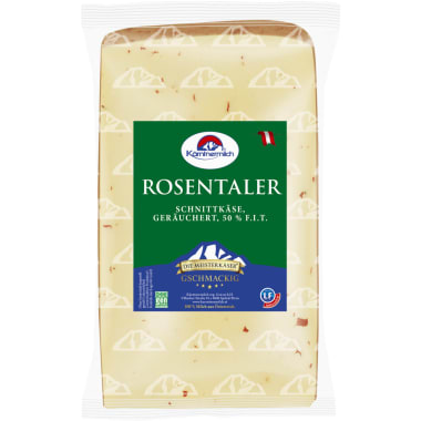 Kärntnermilch Rosentaler geräuchert mit Pfefferoni 50%