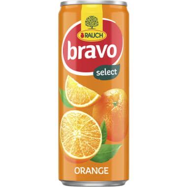 Rauch Bravo Orange 0,33 Liter Dose