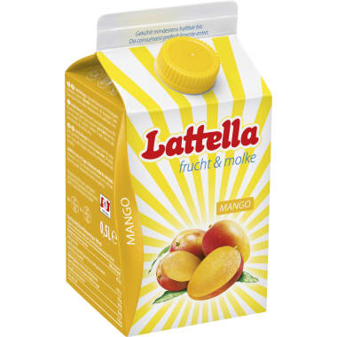 Lattella frucht & molke Mango 0,5 Liter