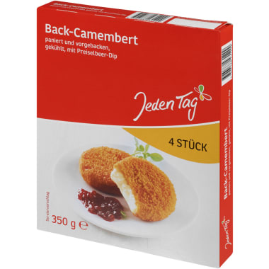 Jeden Tag Back-Camembert mit Dip