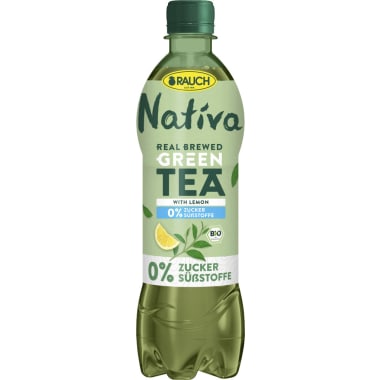 Rauch Nativa Green Tea Lemon 0,5 Liter