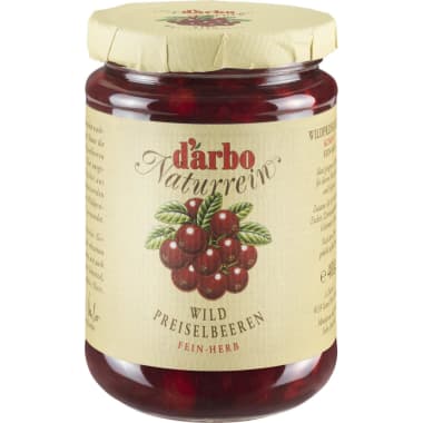 Darbo Naturrein Wildpreiselbeeren fein herb