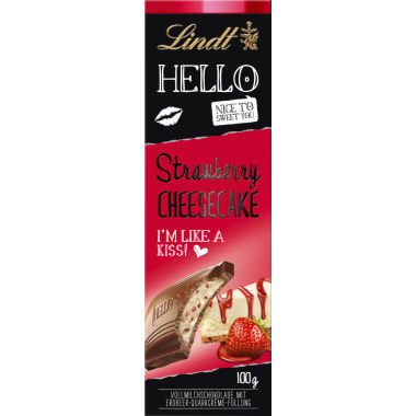 Lindt&Sprüngli Schokolade Hello Strawberry Cheescake