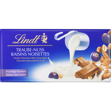 Lindt&Sprüngli Schokolade Traube-Nuss