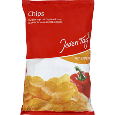 Jeden Tag Kartoffelchips Paprika