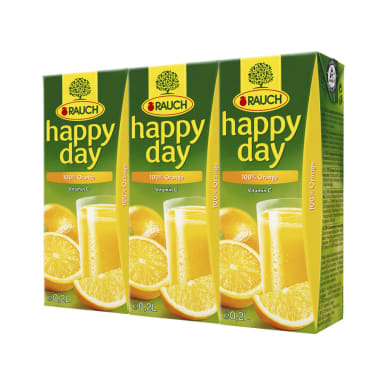 Rauch Happy Day Orange 3x 0,2 Liter