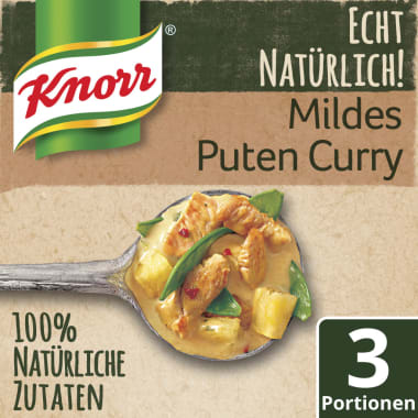 Knorr Echt Natürlich Putencurry