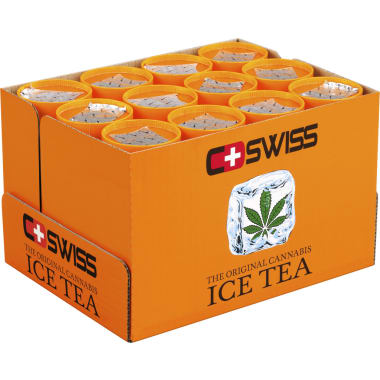 C+SWISS  Cannabis Ice Tea Tray 12x 0,25 Liter