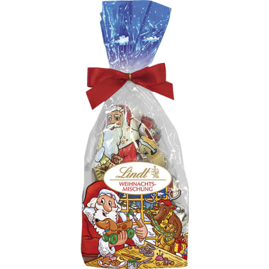 Lindt&Sprüngli Weihnachtsmann Kristallbeutel Kinder