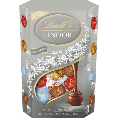 Lindt&Sprüngli Lindor Kugeln Assorted Silber