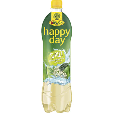 Rauch Happy Day Holunder-Limette Gespritzt Tray 6x 1,0 Liter