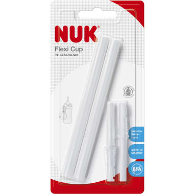 NUK Flexi Cup Ersatztrinkhalme Soft