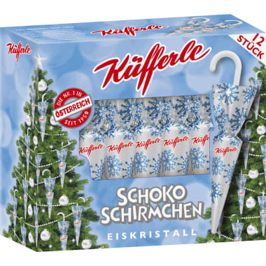 Küfferle Schokoschirmchen Eiskristall