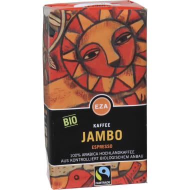 EZA Bio Kaffee Jambo Espresso gemahlen