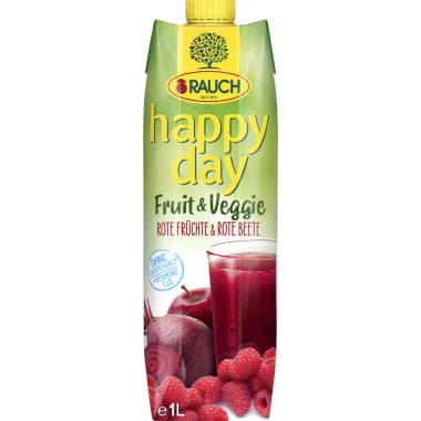 Rauch Happy Day Fruit & Veggie Rote Früchte & Rote Beete 1,0 Liter