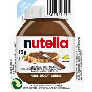 Nutella Portionen T15g