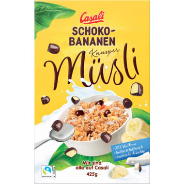 Casali Schoko Bananen Knusper Müsli