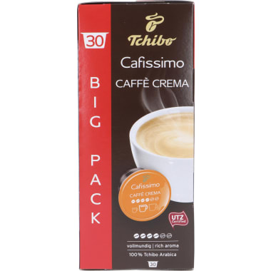 TCHIBO Cafissimo Caffé Crema vollmundig Vorratsbox 30 Kapseln