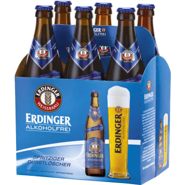 ERDINGER Weißbier alkoholfrei Tray 6x 0,5 Liter