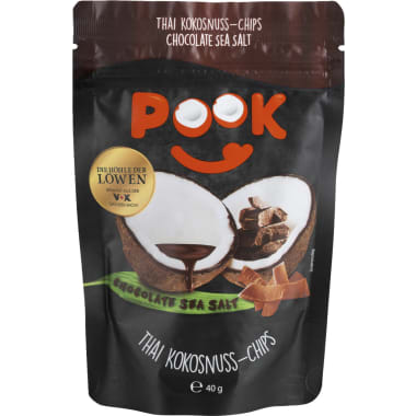 PooK Kokosnuss-Chips Chocolate Sea Salt