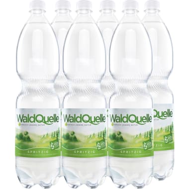 Waldquelle Mineralwasser spritzig Tray 6x 1,5 Liter