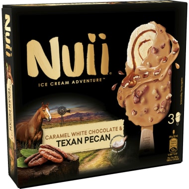 NUII Caramel White Choco & Texan Pecan 3er-Packung