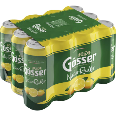 Gösser Naturradler Tray 12x 0,5 Liter Dose