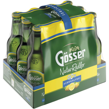 Gösser Naturradler alkoholfrei Tray 12x 0,33 Liter