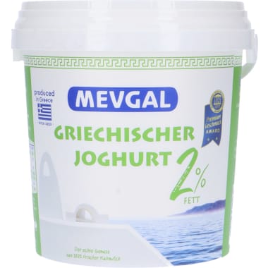 Mevgal Griechischer Joghurt 2% Fett Kübel