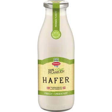 Schärdinger Hafer Trinkgenuss pflanzliche Flasche