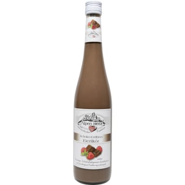 Alpenherz  Schoko-Erdbeer Likör 15%