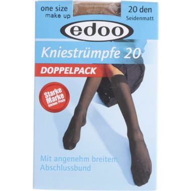 edoo Kniestrümpfe Doppelpack