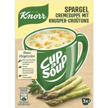 Knorr Cup a Soup Spargelcremesuppe